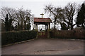 Lych gate at Stoke on Tern Cemetery