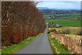 Newkayes Road, view down brae