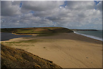 SW6424 : Loe Bar from the north by Christopher Hilton