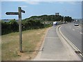 SX4853 : Coast path sign on Lawrence Road by Philip Halling