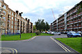 Open space between Landor House and Lamb House, Camberwell