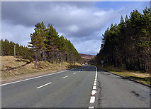NN7469 : The A9 at Dalnamein Lodge by Walter Baxter
