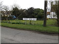 Thorney Green Road sign