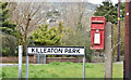 Postbox BT17 409, Derriaghy (April 2016)