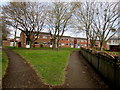 Path junction near Hillfield, Cheltenham