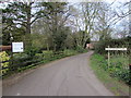 Road between The Knole and The Granleys, Cheltenham