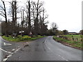 TM1353 : B1078 Church Road, Coddenham by Geographer
