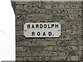 Bardolph Road, Bungay; Peace Year commemoration street sign