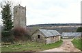 Upton Farm and former church