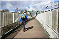 Footbridge over the A57 near Beighton