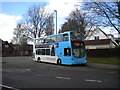 Bus in Tile Hill South turning circle