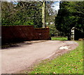 Entrance road to Sneyd Lodge, Malpas, Newport