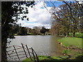 The lake at Rauceby Hall