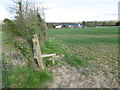 The Greensand Way approaching Nettlestead Green