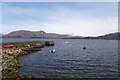 NN0158 : Pier on Loch Linnhe by DS Pugh