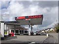 SS3404 : Texaco filling station and Spar shop, A3072, Holsworthy by David Smith