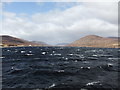 NH3470 : A windy day on Loch Glascarnoch by David Brown