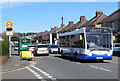 Bus on route N4, Nash Road, Newport