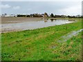 Flooded farmland, west of Shipton