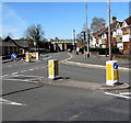 Pedestrian refuge in Liswerry Road, Newport