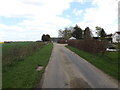 TM1257 : Footpath to Green Lane Farm & entrance to Home Farm by Geographer