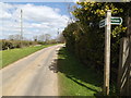 TM1256 : Entrance to Home Farm & footpath to Green Lane Farm by Geographer