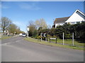 Church Road at the junction of Dunstable Road