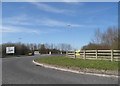 Stanbridge Road at the junction of the A505