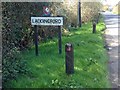 TQ6947 : Laddingford Village Sign by Chris Whippet