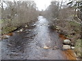 The River Nethy, from the footbridge in Nethy Bridge