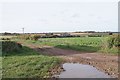 Farm track leading to Wonston Lane