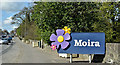 Name sign, Moira (April 2016)