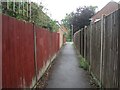 Footpath into Northcote Road