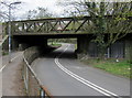 South side of a railway bridge over Ty Mawr Road, Llandaff North, Cardiff