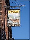 SE2833 : Sign for the Highland pub, Cavendish Street, Leeds by Stephen Craven