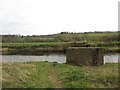 NU0401 : Piers of former bridge across the River Coquet by Graham Robson