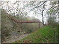 Footbridge over the railway northwest of Brockholes station