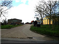 Footpath to Mill Lane & entrance to Walnut Tree Farm