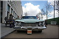 View of a Plymouth Belvedere on King