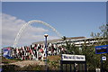 TQ1985 : Wembley Stadium by Peter Trimming