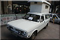 View of a 1976 Austin Morris camper in the "For Sale" section of the Classic Car Boot Sale