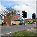 Perne Road: crossing and Helix House