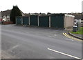 Numbered lockup garages, Darent Close, Bettws, Newport