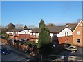 Houses by Sandbach station