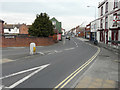 Looking north-northeast along Church Street (A38)