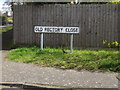 Old Rectory Close sign