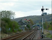 SO4383 : Railway at Craven Arms by Alan Murray-Rust