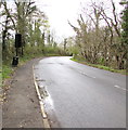 Litter bin and speed indicator sign, Clyne