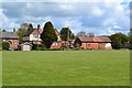 View across the green at All Cannings