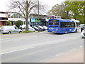 Bus at stop on Gatwick Road